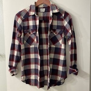 RVCA flannel size small